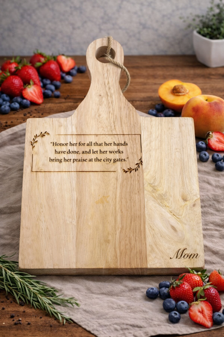 mom cutting board