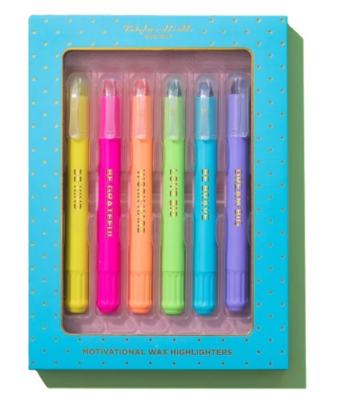 motivational wax highlighters 