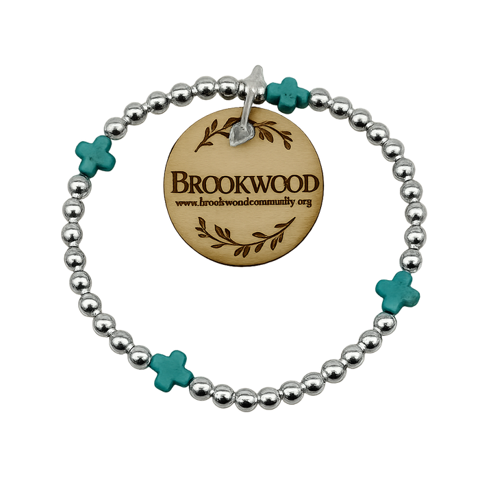 Bracelet Nancy B Light Silver with Cross *CM