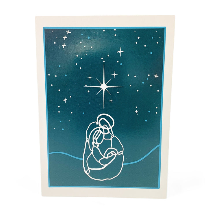 Card Modern Nativity Screen Print *CM