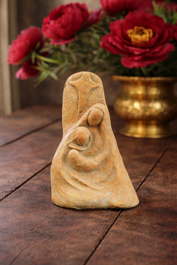 Nativity Statue Green Rust *CM