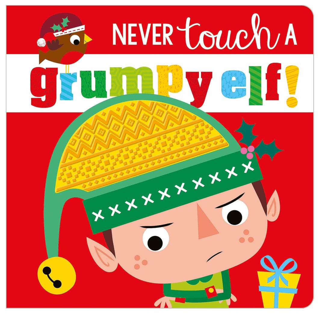 never touch a grumpy elf book