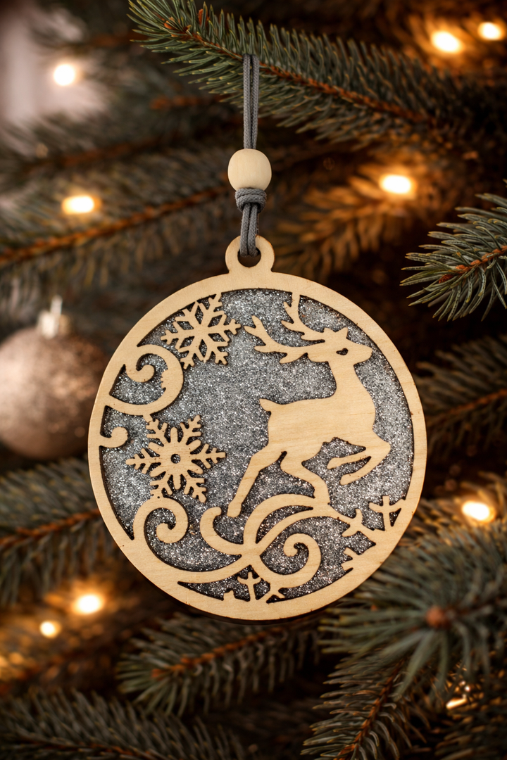 Ornament Leaping Deer *CM