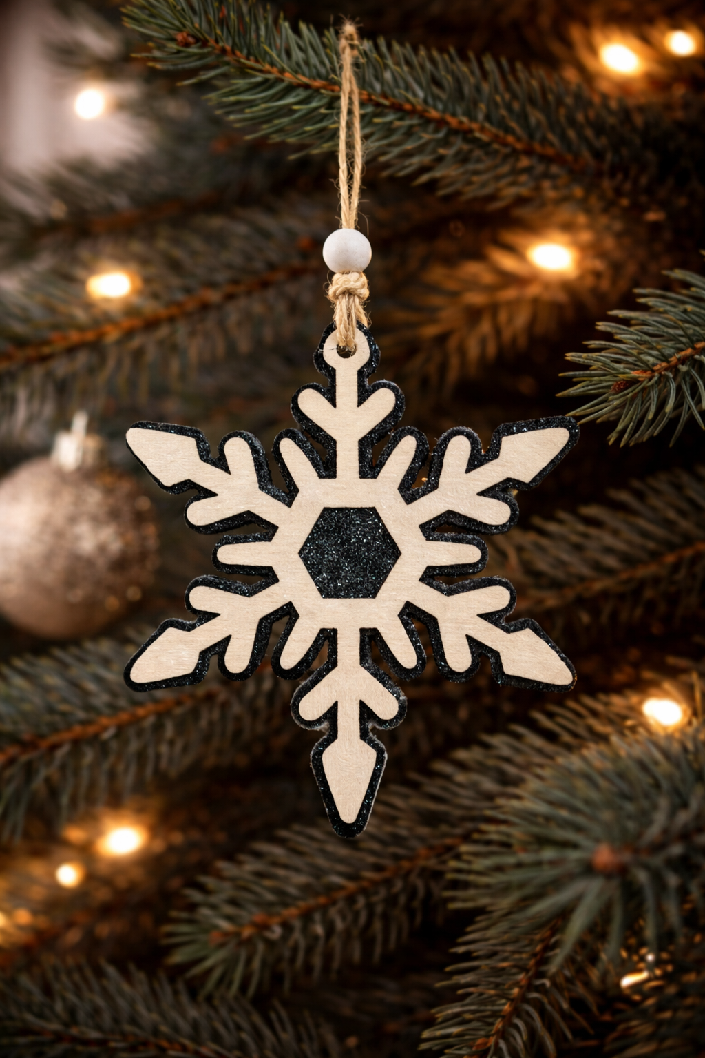 Ornament Snowflake 3D Epilog *CM