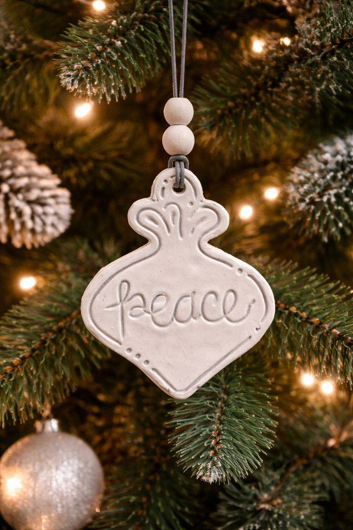Ornament Peace Pearl Gray *CM