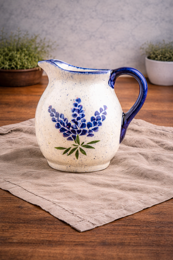 Pitcher Bluebonnet Design *CM