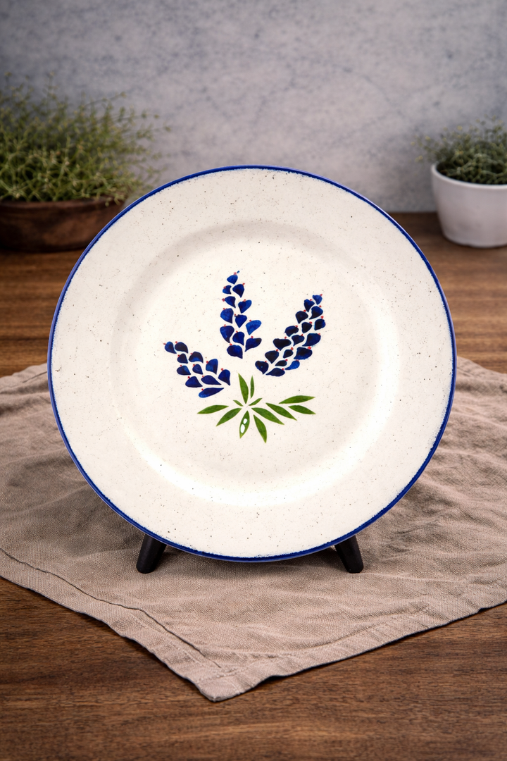 Plate Dinner Bluebonnet Design *CM