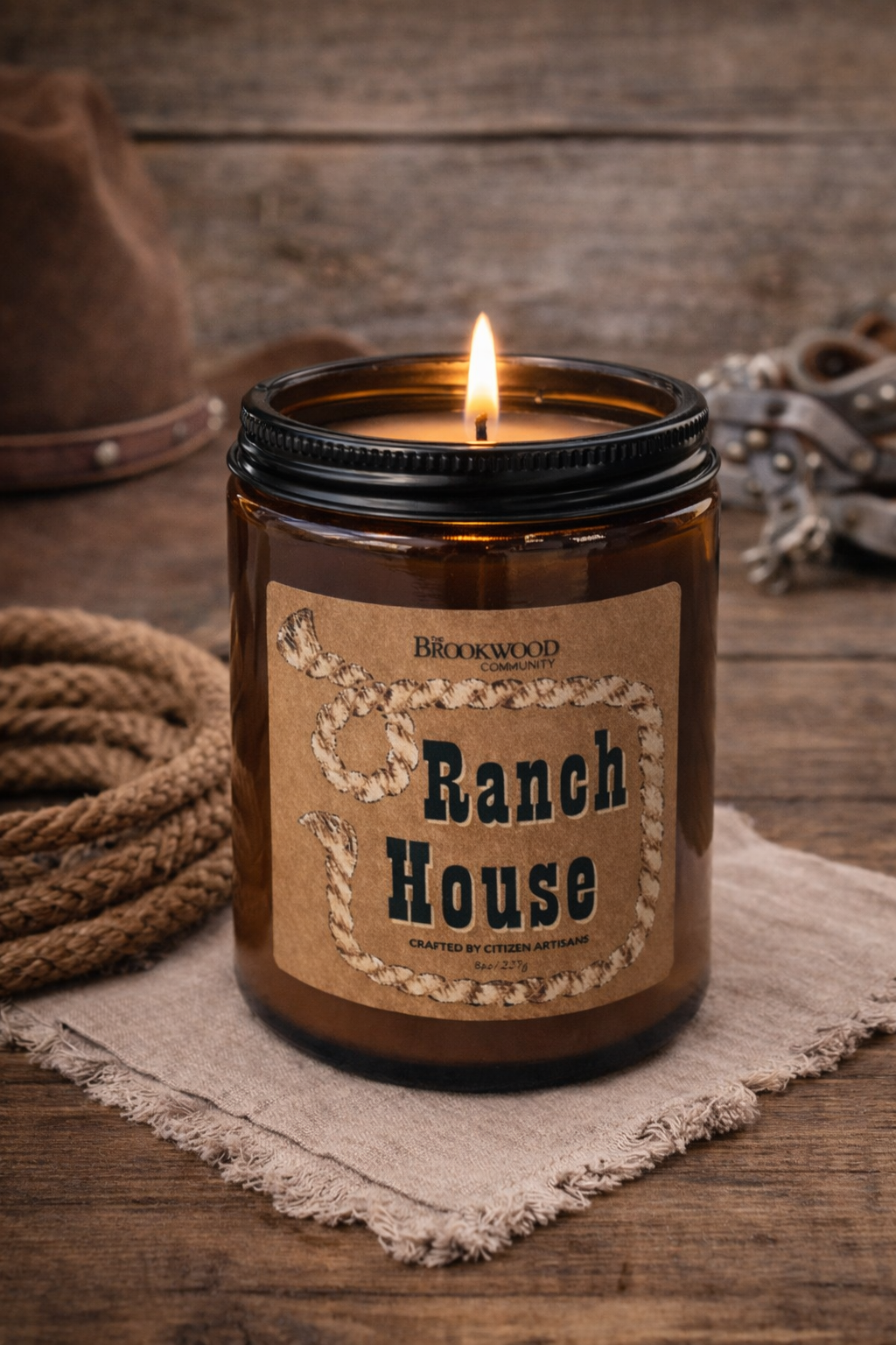 ranch house candle