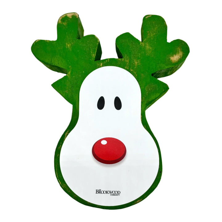 Reindeer Candle Green Christmas Hearth Fragrance *CM