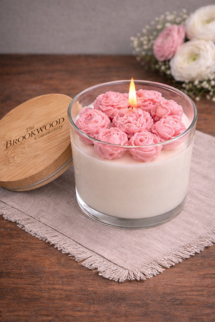 Rose candle *CM
