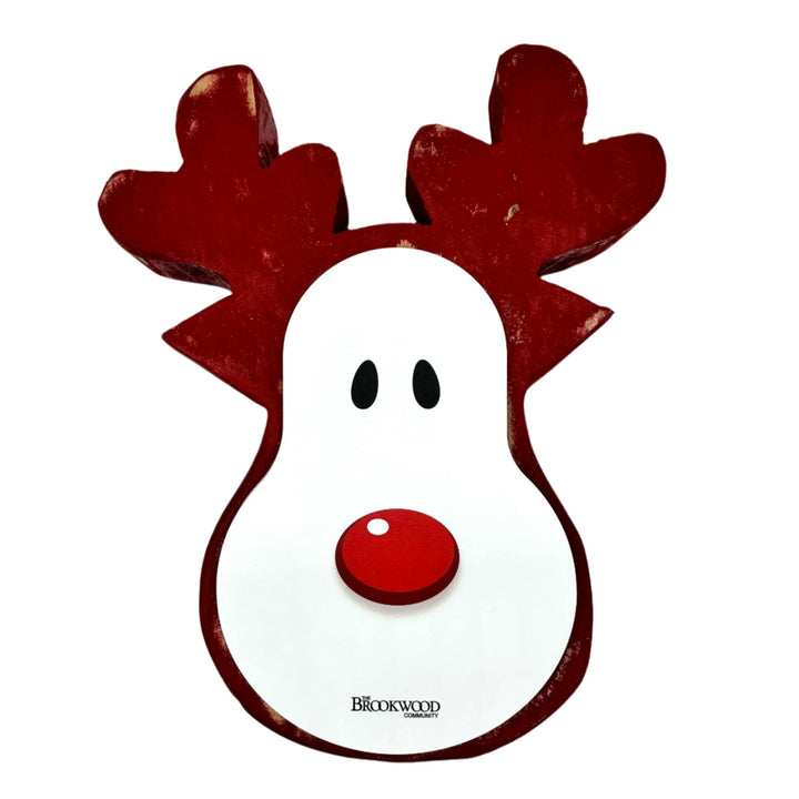 Reindeer Candle Red Santa&