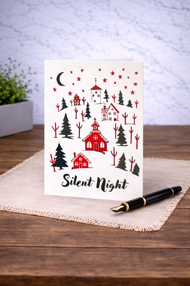 Silent Night Card Screen Print *CM