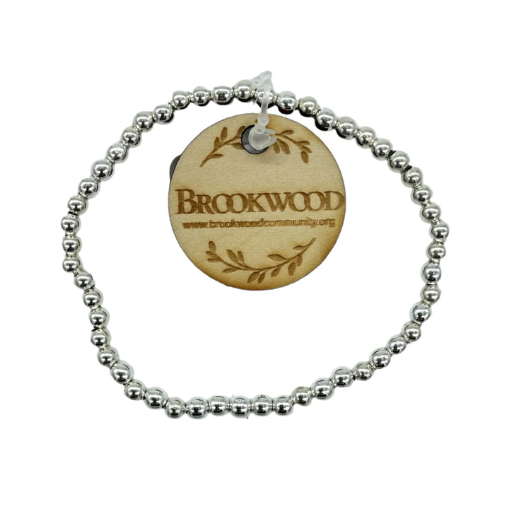 Bracelet Marcy Light Silver Beaded *CM