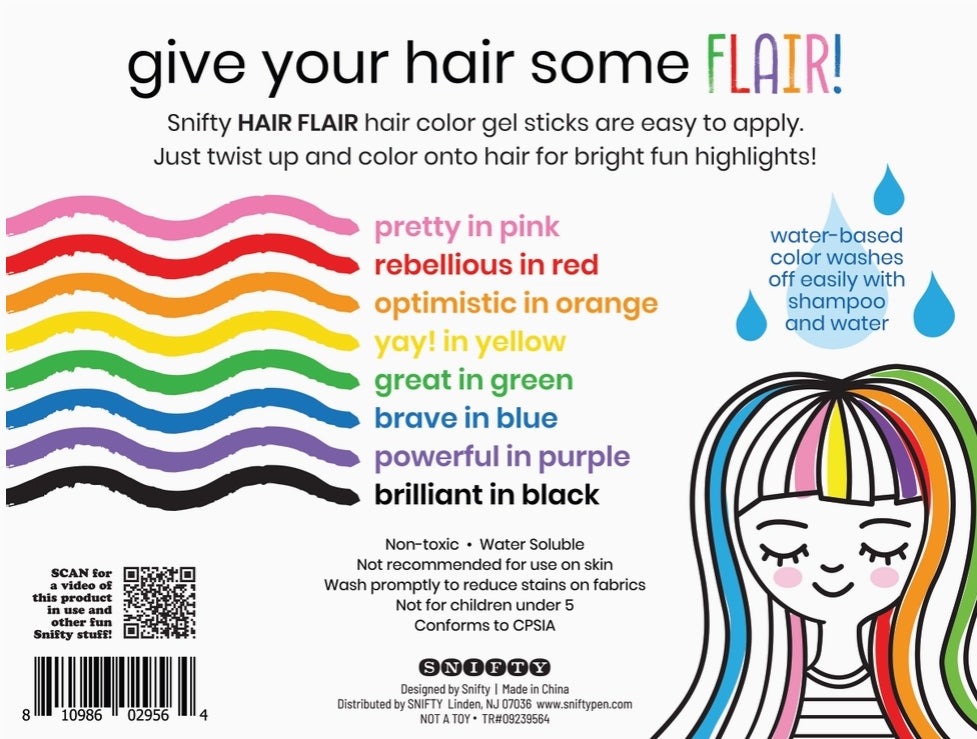 snifty hair flair backside