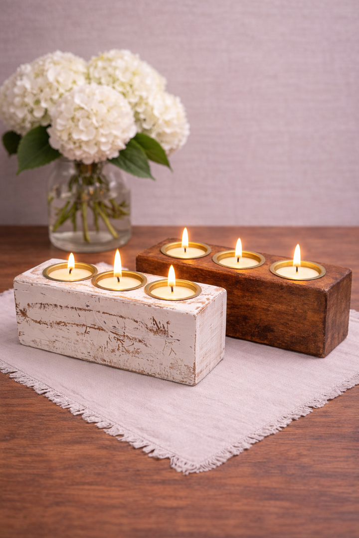 Candle Sugar Mold 3 Votives *CM