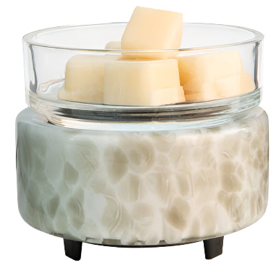 Classic Warmer Swirl Glass / Complete the set: Buy a warmer &amp; get a wax melt 50% OFF
