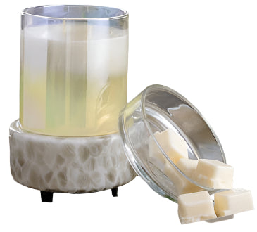 Classic Warmer Swirl Glass / Complete the set: Buy a warmer &amp; get a wax melt 50% OFF