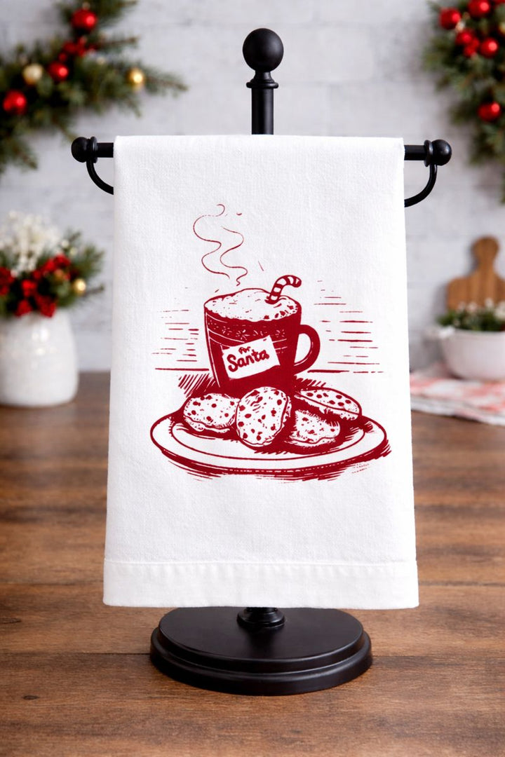 Tea Towel Cookies for Santa *CM