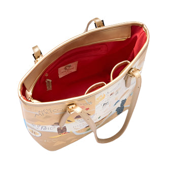 texas spartina tote with zipper 