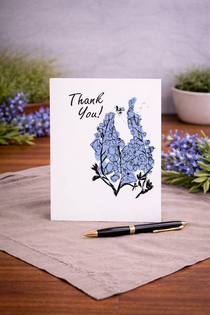 Note Card Bluebonnet - Pack of 10 *CM