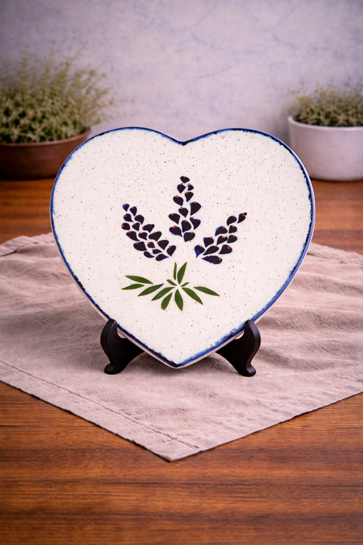 Trivet Heart Bluebonnet Design *CM