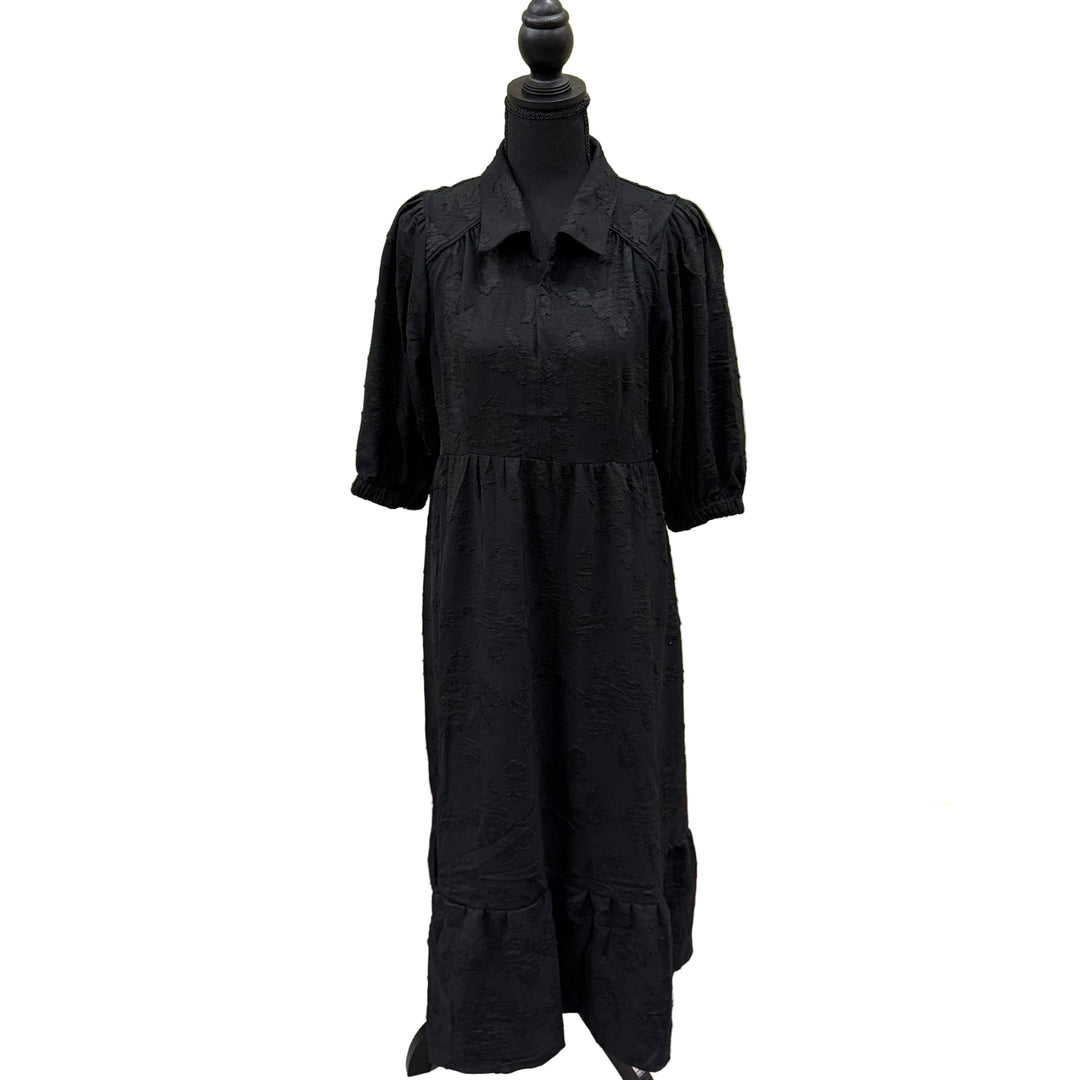 umgee dress black v neck