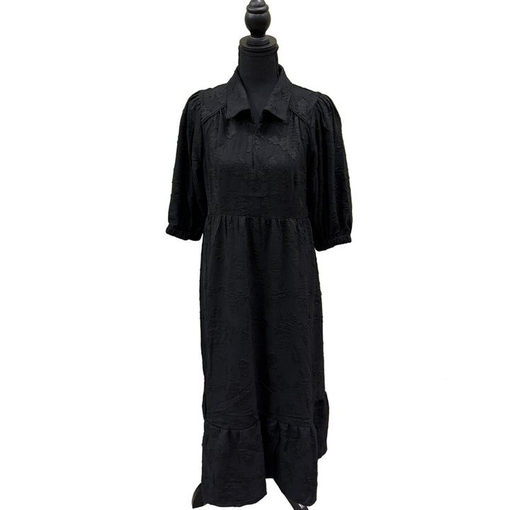 umgee dress black v neck