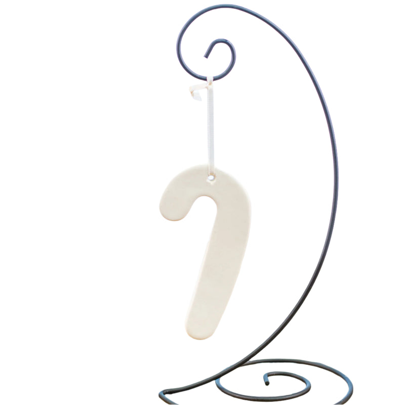 Ornament White Candy Cane