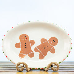 Platter with Gingerbread Men