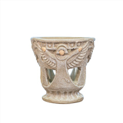 Candle Holder Angel Cross Driftwood