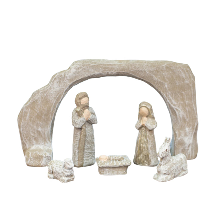 Nativity Carved Arch Driftwood *CM