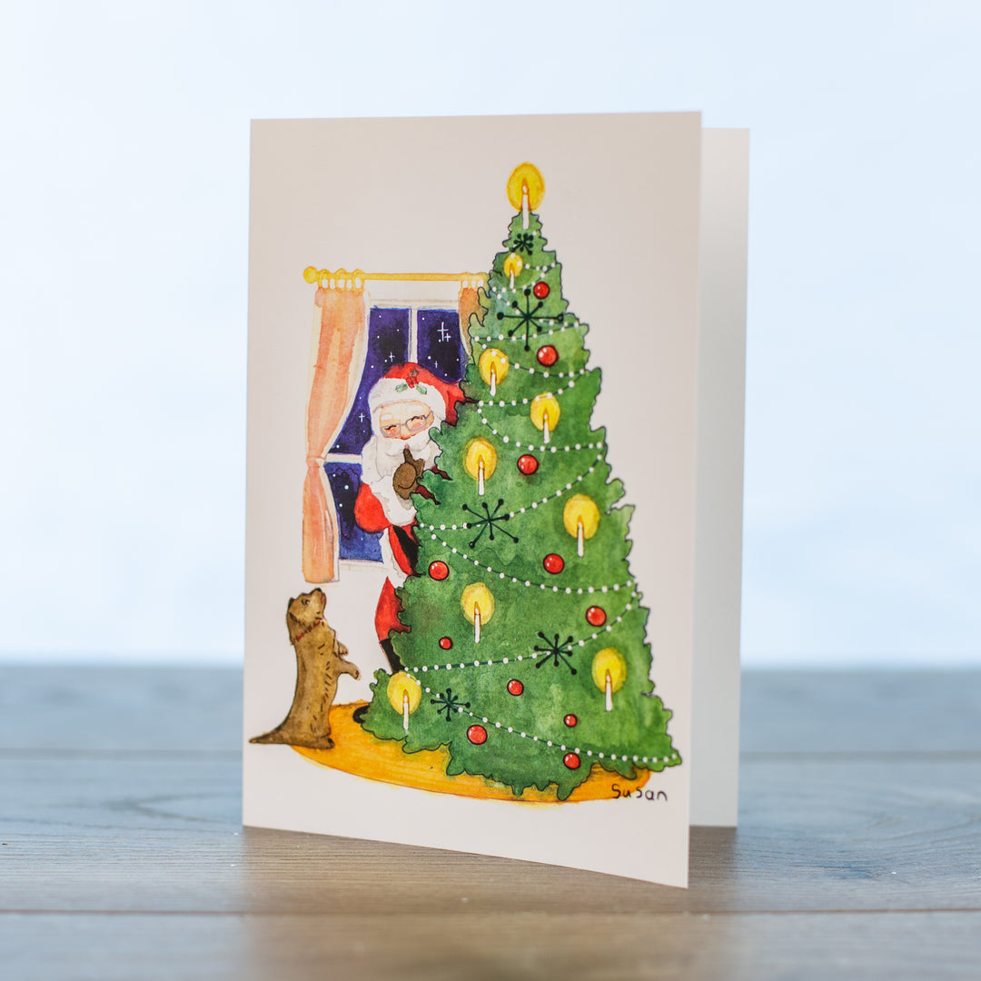 HushPuppy Santa Card - Pack of 10