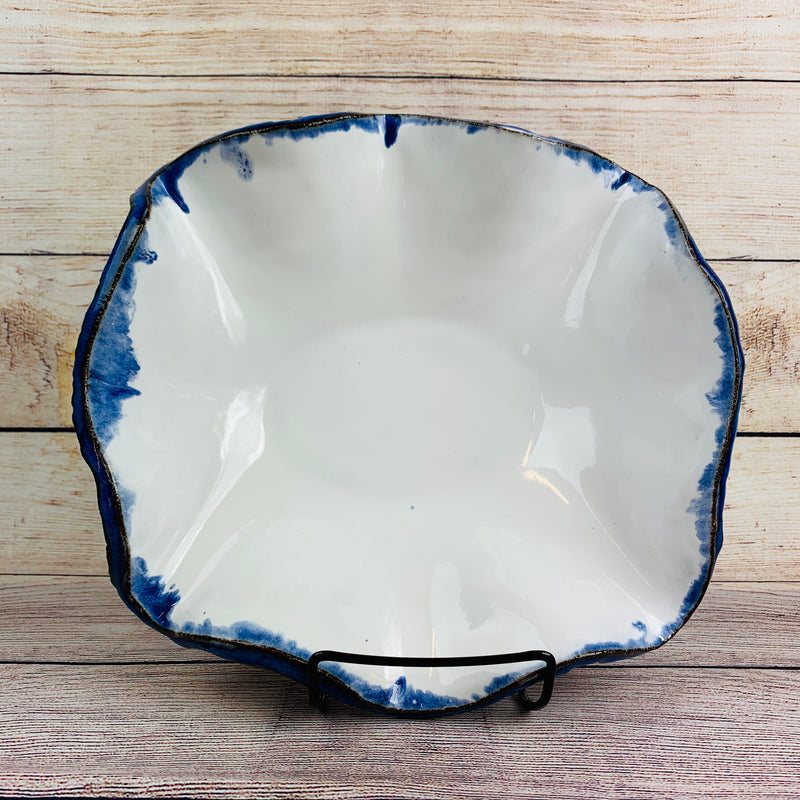 Bowl Oval Fluted