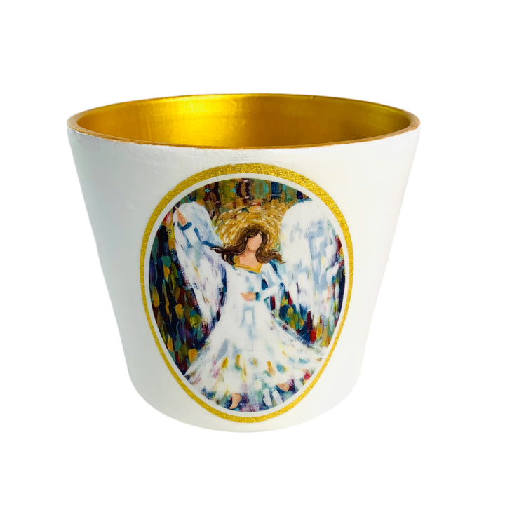 Planter Christmas Angel Colorful *CM