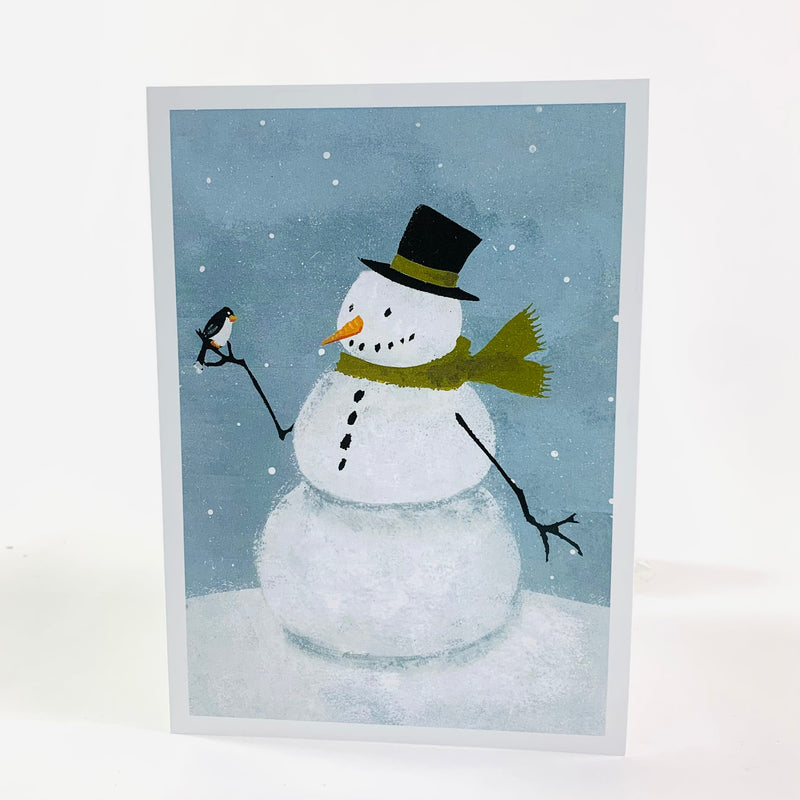 Christmas Card Snowman 2021 - Pack of 10