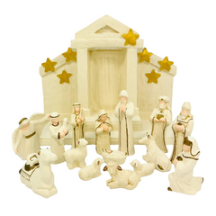 Nativity Gabled White