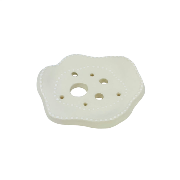 Dish Soap Rounded with Feet White *CM