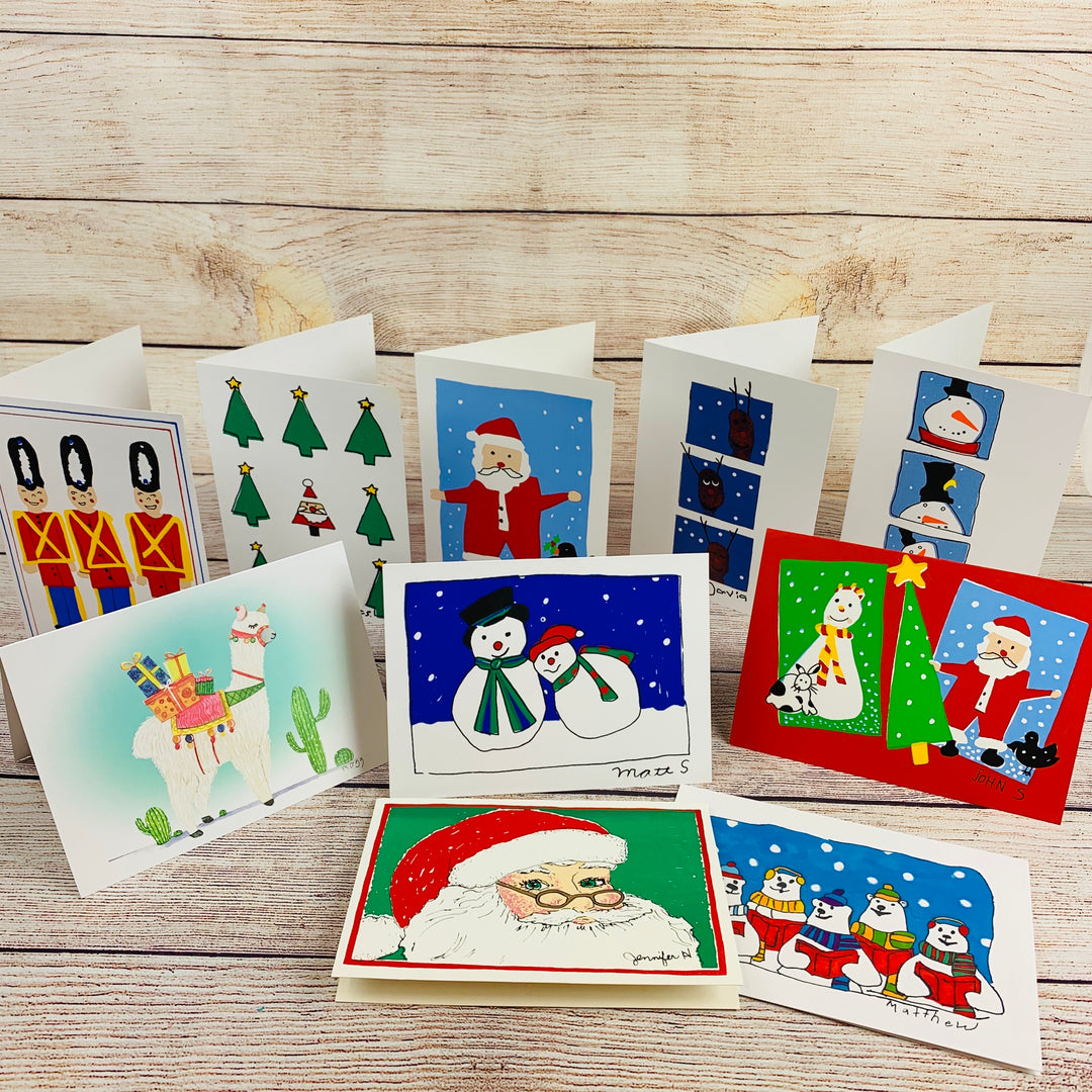 Christmas Cards Assorted  - Pack of 10
