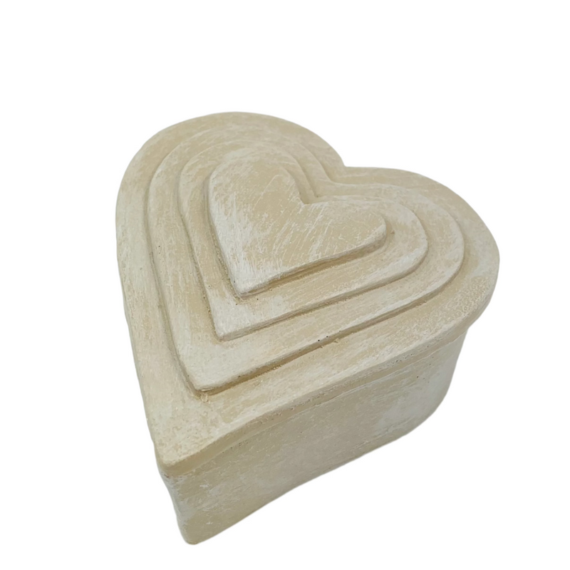 Box Heart Large Driftwood